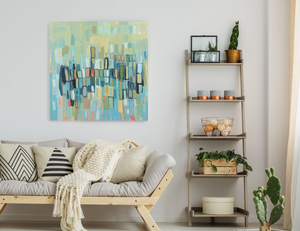 What is the right height to hang an art work?
