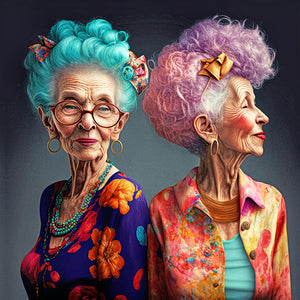 Outrageous Geriatrics - Mavis still likes Mauve - Macandmor